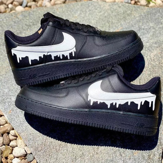 Nike Air Force One Black Drip Edition